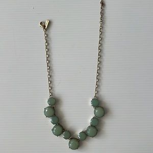 Beautiful necklace light green stones